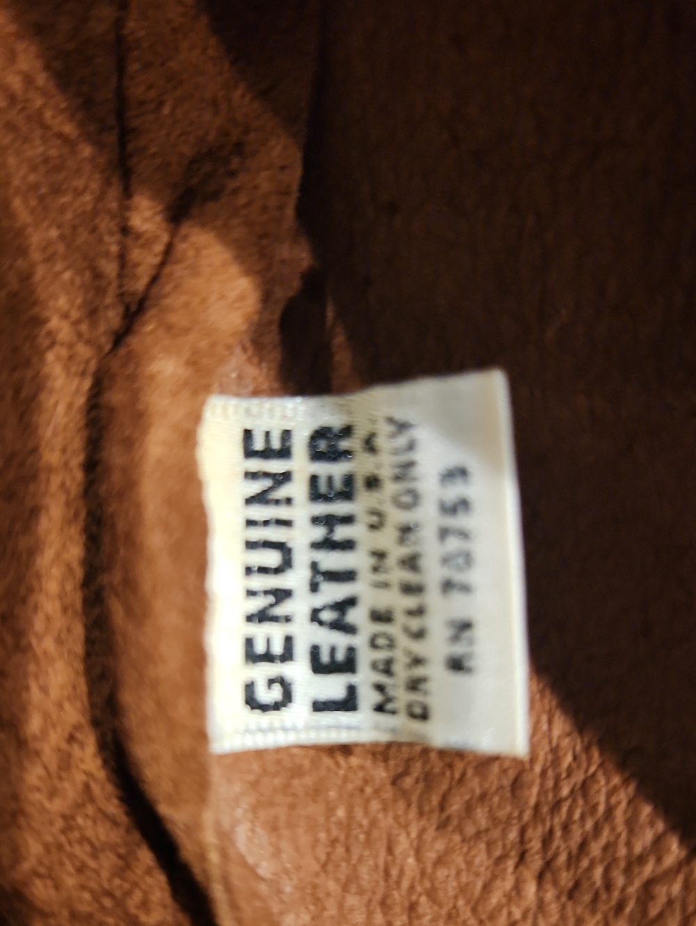 VINTAGE 1980S Suede Button-Up Shirt in Rich Brown. Large - Picture 5 of 10